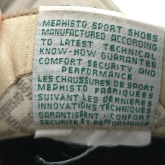 MEPHISTO Size 8.5 Runoff Walking Shoes Light Gray Nubuck Leather AIR‎ BAG SYSTEM